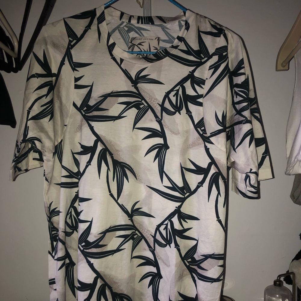 Marc Jacobs - palm tree floral tee shirt